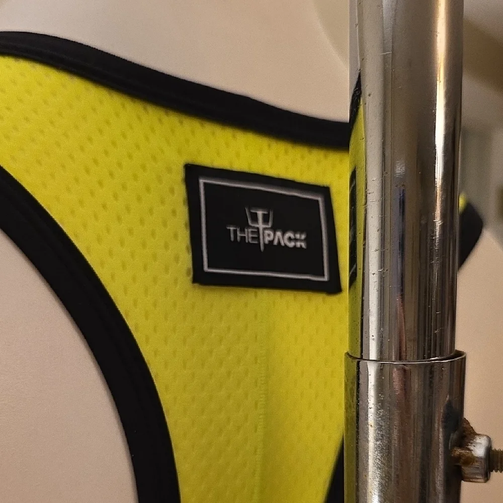 Men's Neon Yellow Cutout Athletic Bodysuit - Unbranded - Picture 4 of 9